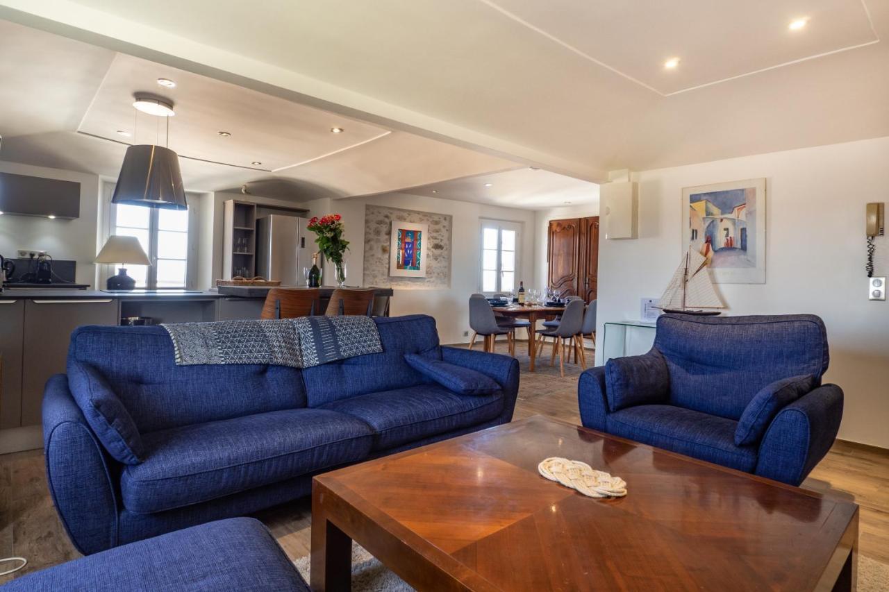 Charmant Appartement Spacieux Pour 6P Vue Mer Vieil Antibes Dış mekan fotoğraf