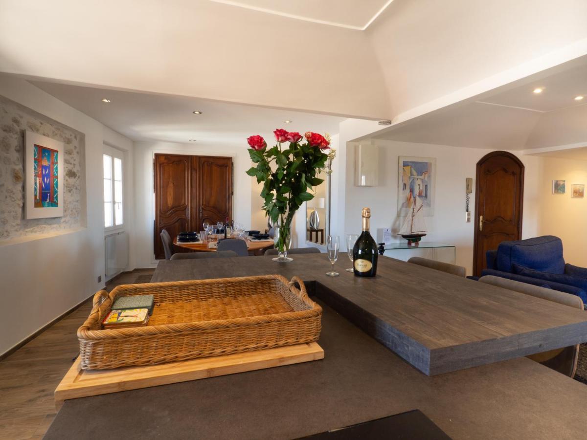 Charmant Appartement Spacieux Pour 6P Vue Mer Vieil Antibes Dış mekan fotoğraf