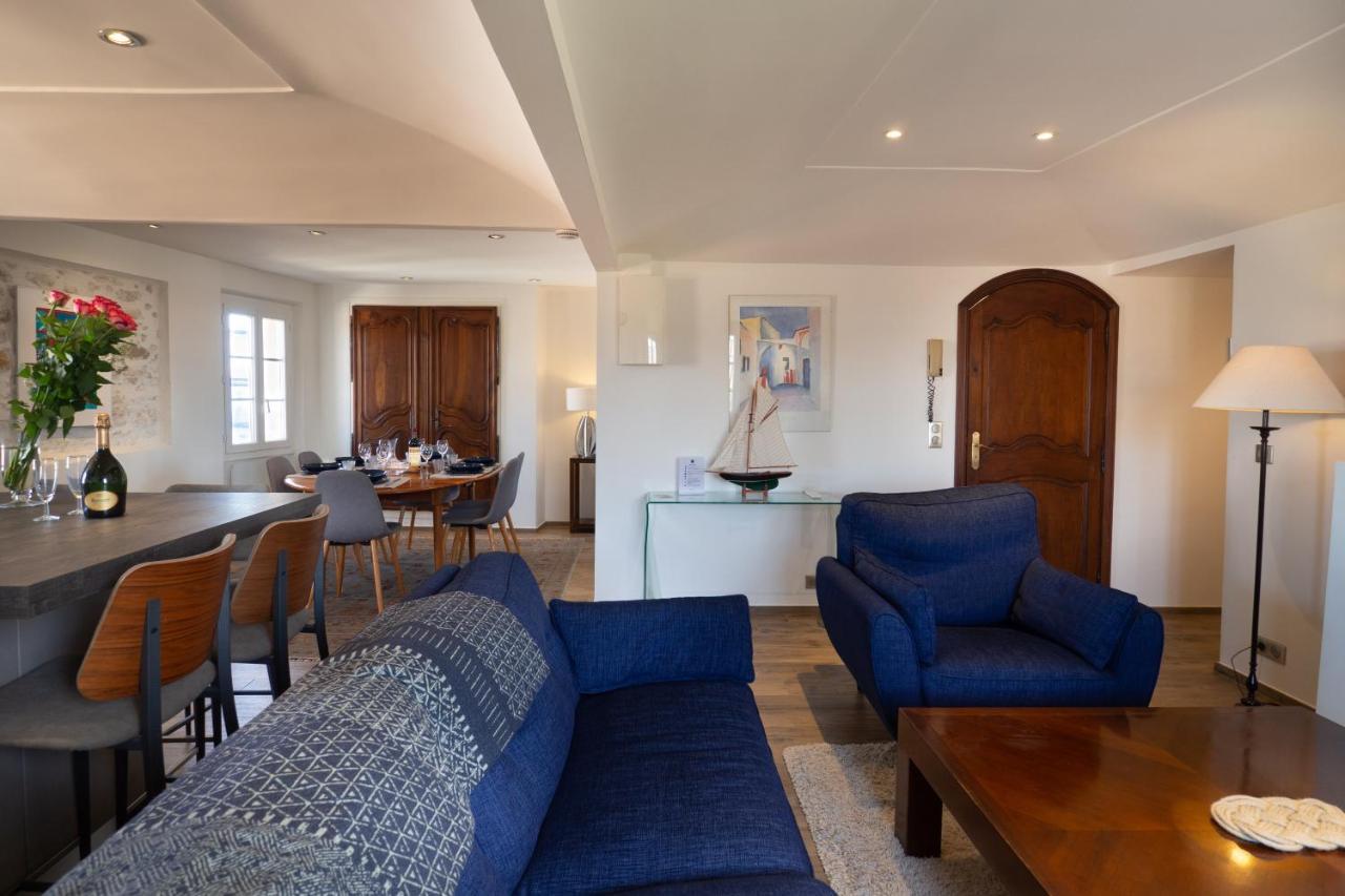 Charmant Appartement Spacieux Pour 6P Vue Mer Vieil Antibes Dış mekan fotoğraf