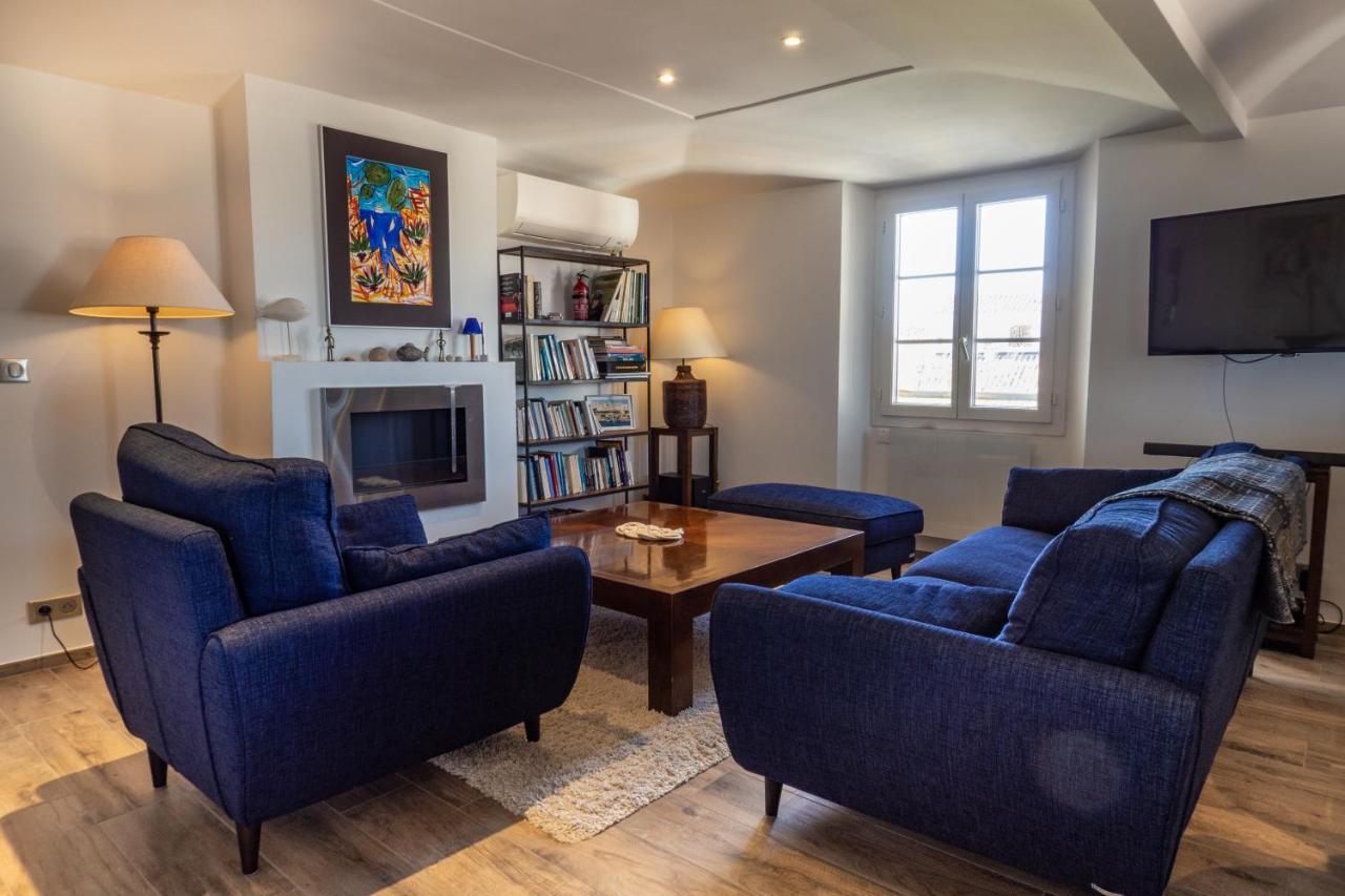 Charmant Appartement Spacieux Pour 6P Vue Mer Vieil Antibes Dış mekan fotoğraf