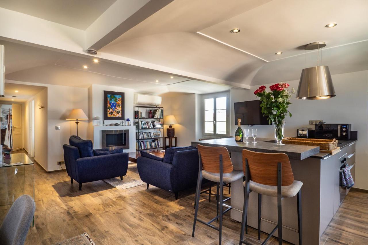 Charmant Appartement Spacieux Pour 6P Vue Mer Vieil Antibes Dış mekan fotoğraf
